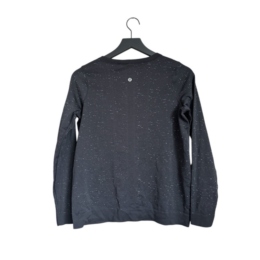 LULULEMON Swiftly Tech Long-Sleeve Relaxed Fit in Black + White - Picture 3 of 3